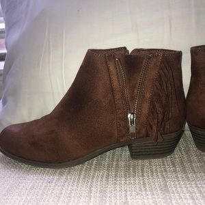 Brown ankle boots